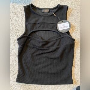 NWT White Fox Boutique Learn The Ropes Crop Top
